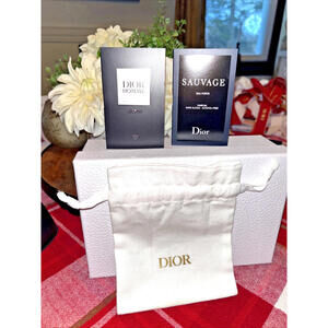 Dior Sauvage Parfum Homme Men Fragrance +VIP Bag Birthday 🎂 Holiday gift set -